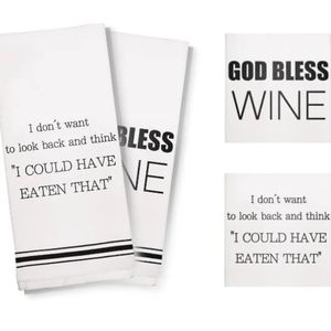 LA Trading Co. | White Hand Towels misc sayings